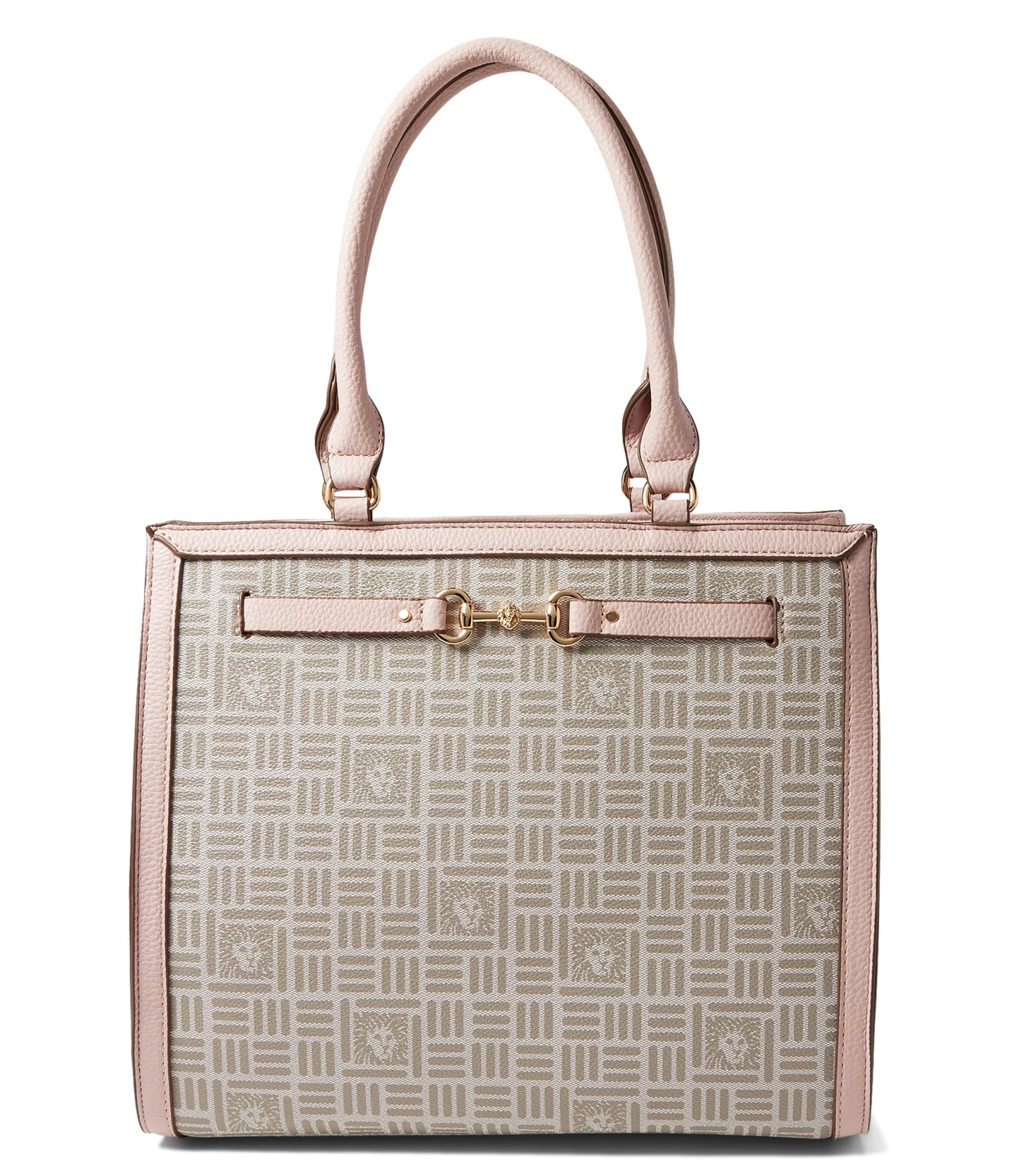 Anne Klein Logo Shopper Tote With Horsebit