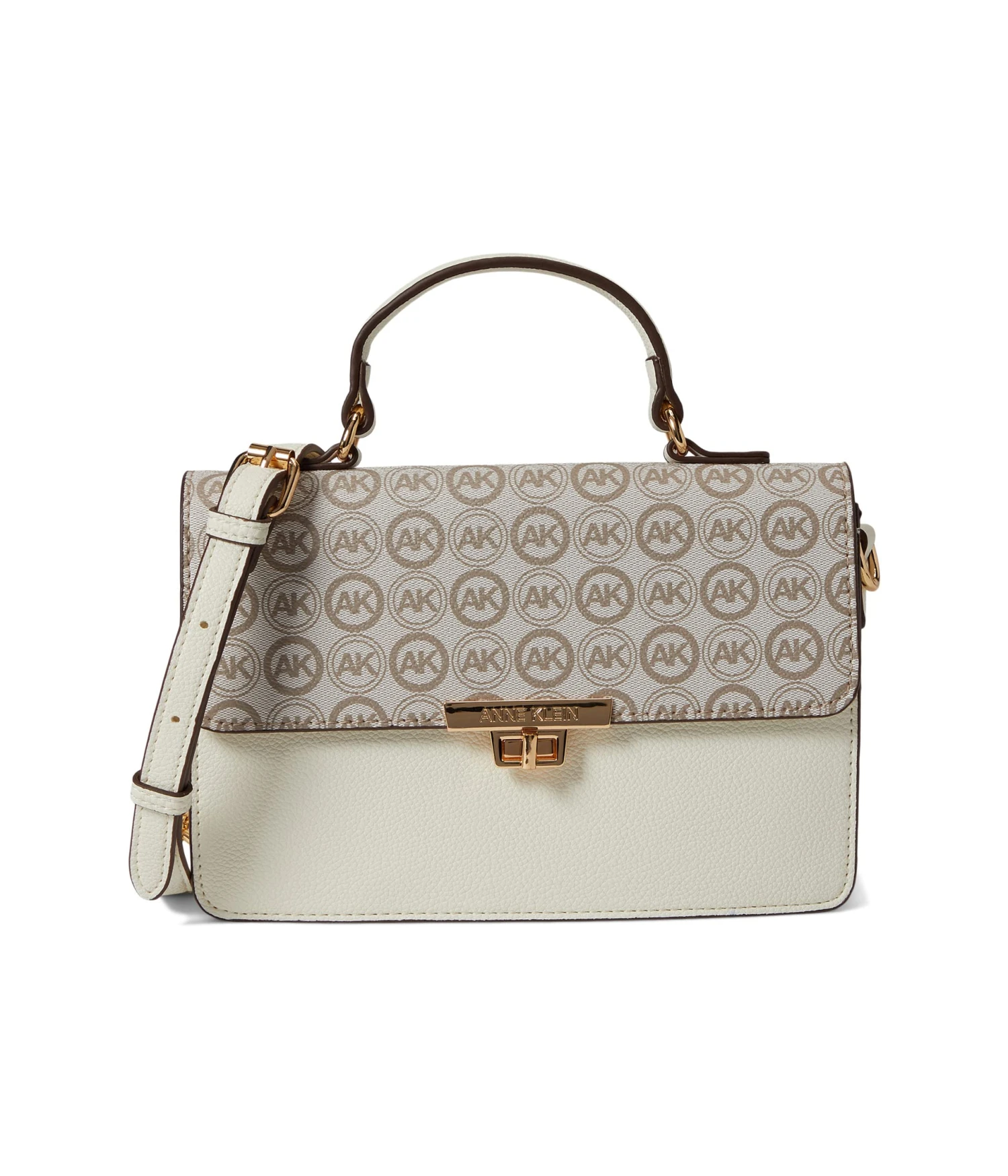 Anne Klein Ring Logo Convertible Shoulder Bag