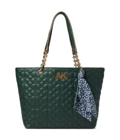 Anne Klein Quilted Chain Tote