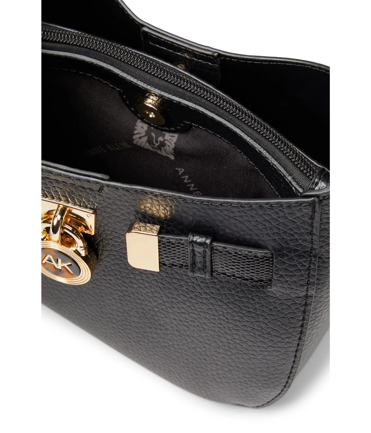 Anne Klein Curved Crossbody With Lock - Image 3