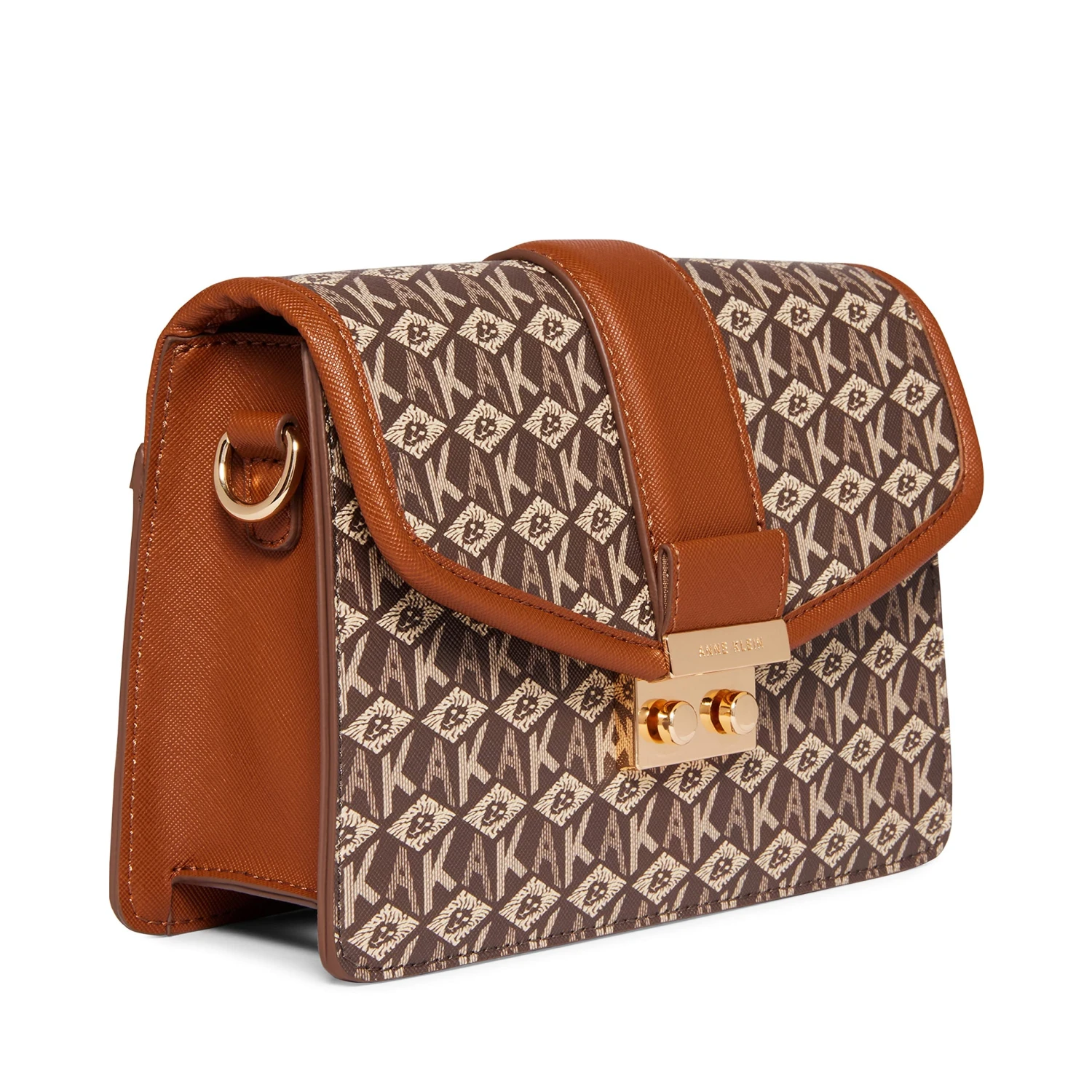 Anne Klein Small Flap Cube Logo Crossbody - Image 2