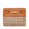 Anne Klein Compact Logo Horsebit Wallet