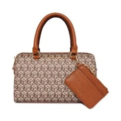 Anne Klein Mini AK Cube Logo Satchel