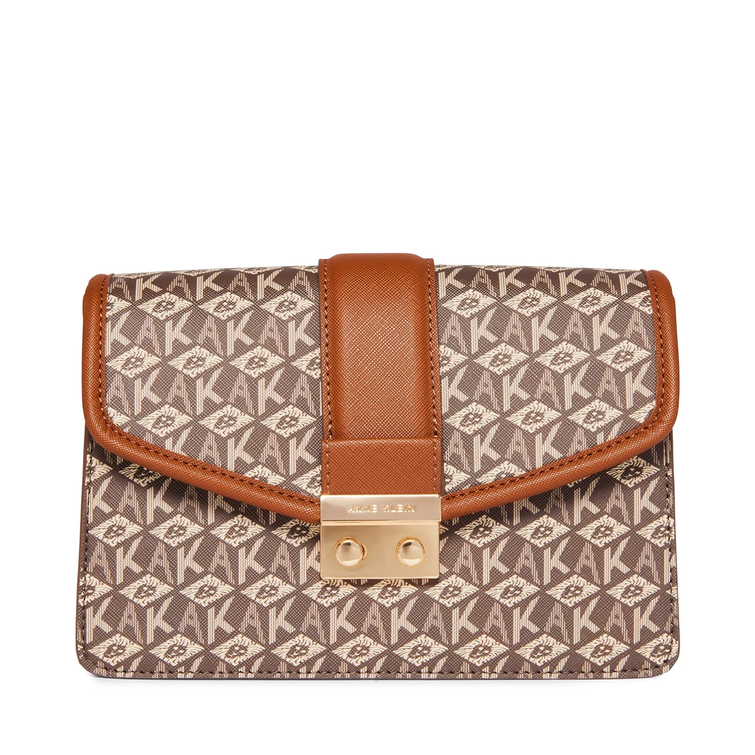 Anne Klein Small Flap Cube Logo Crossbody