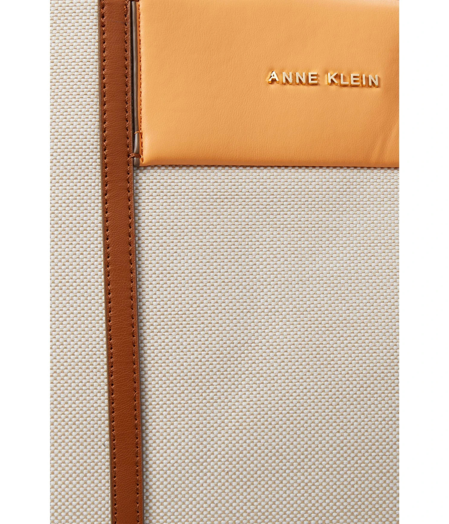 Anne Klein Large Color-Blocked Canvas Tote - Image 4