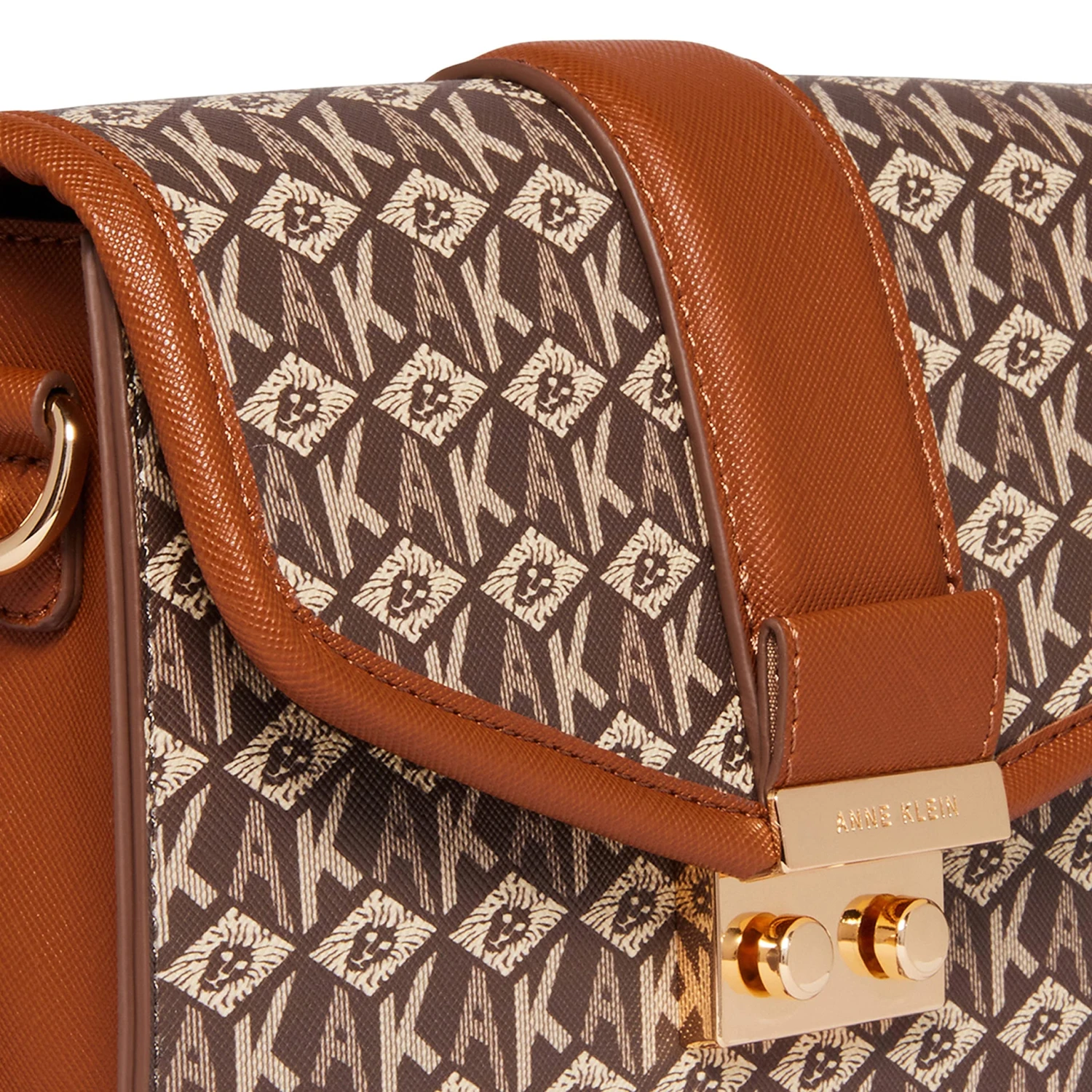 Anne Klein Small Flap Cube Logo Crossbody - Image 3