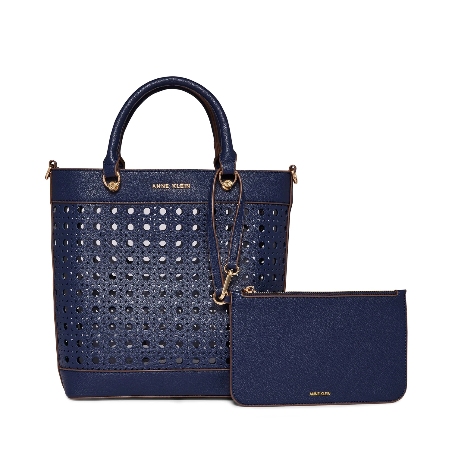 Anne Klein Mini Perf Tote With Pouch - Image 2