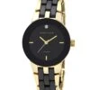 Anne Klein Diamond Accented Ceramic Bracelet Watch