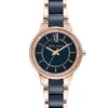 Anne Klein Premium Crystal Accented Ceramic Bracelet Watch