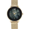 Anne Klein Diamond Accented Mesh Bracelet Watch