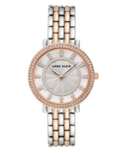 Anne Klein Premium Crystal Accented Bracelet Watch