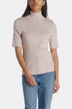 Anne Klein Half Sleeve Turtleneck
