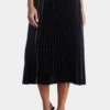 Anne Klein Pull On Pleated Midi Skirt