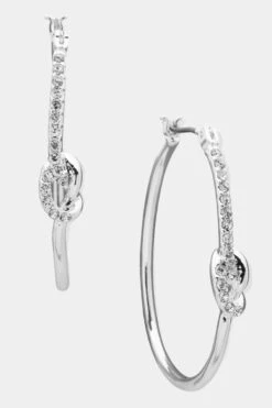 Anne Klein Pe Click Hoop W/ Knot