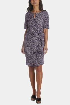 Anne Klein Printed Ity Mary Ellen Wrap
