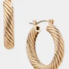 Anne Klein Spiral Hoop Earrings