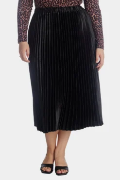 Anne Klein Pull On Pleated Skirt
