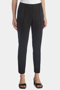 Anne Klein Scuba Suede Pull On Slim Ankle Pant