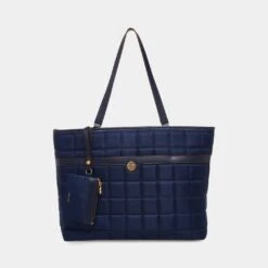 Anne Klein Quilted Travel Tote Bag