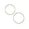 Anne Klein Goldtone Large Hoop Earrings