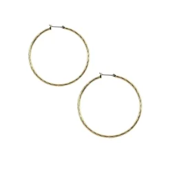 Anne Klein Goldtone Large Hoop Earrings