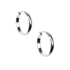 Anne Klein Silvertone Hoop Earrings