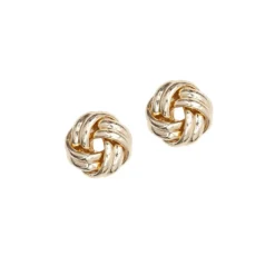 Anne Klein Goldplated Knot Stud Earrings