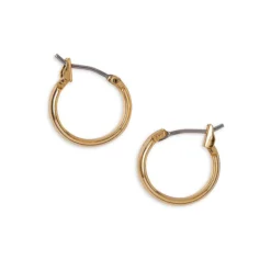 Anne Klein Goldplated Wire Hoop Earrings