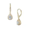 Anne Klein Cubic Zirconia Goldplated Pear Drop Earrings