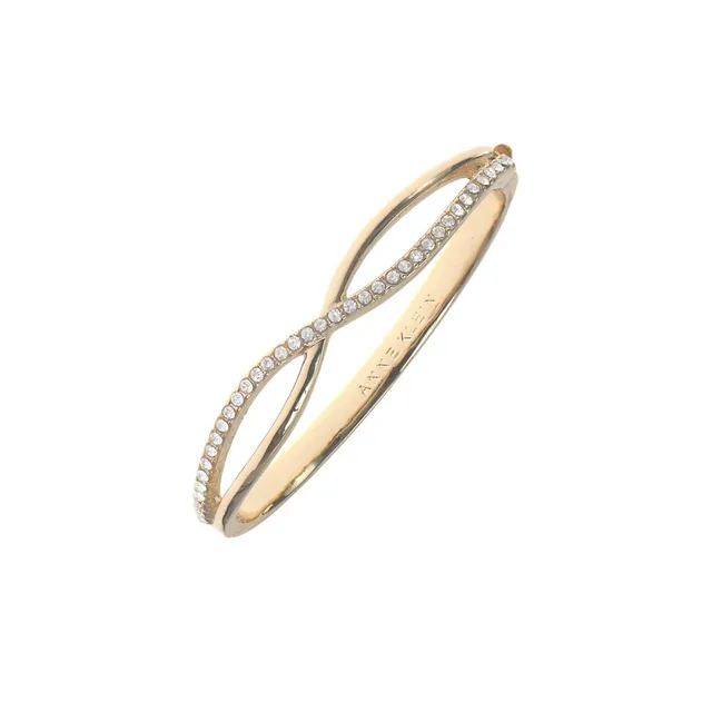 Anne Klein Infinity Studded Bangle