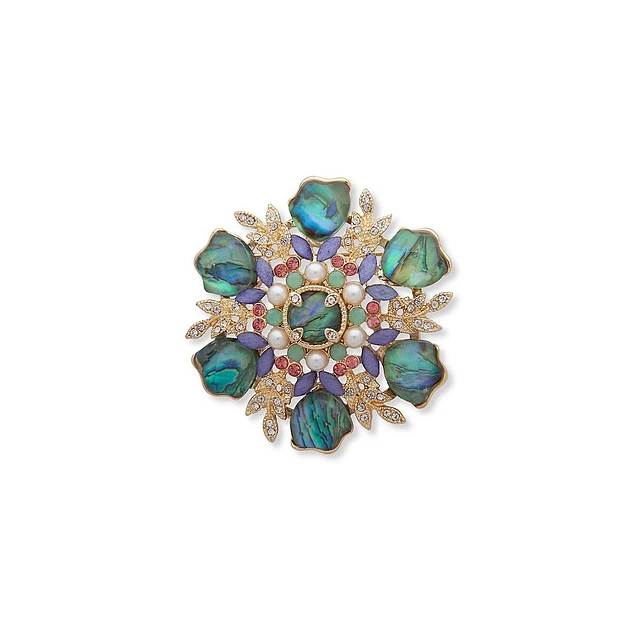 Anne Klein Stone Cluster Pin