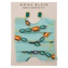 Anne Klein Emerald-Print Face Mask & Earrings 2-Piece Set