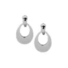 Anne Klein Davis Tiered Doorknocker Silverplated Drop Earrings