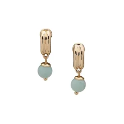 Anne Klein Gold-Tone Beaded Drop Earrings