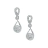 Anne Klein Silverplated & Cubic Zirconia Drop Earrings