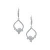 Anne Klein Silverplated Cubic Zirconia Drama Drop Earrings
