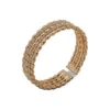 Anne Klein Goldtone & Crystal Bead-Link Cuff Bracelet