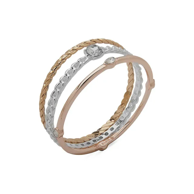 Anne Klein 3-Piece Assorted Bangle Bracelet Set