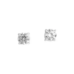 Anne Klein Facet Stud Crystal Earring