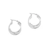Anne Klein Pierced 3 Ring Hoop Earring